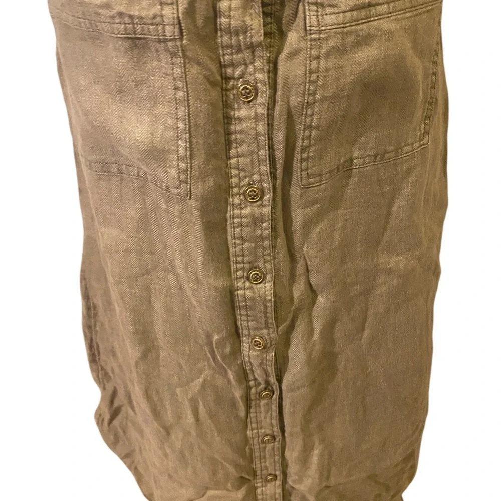 Nicole miller new york 100% Linen utility sheath mini size medium - Picture 6 of 8
